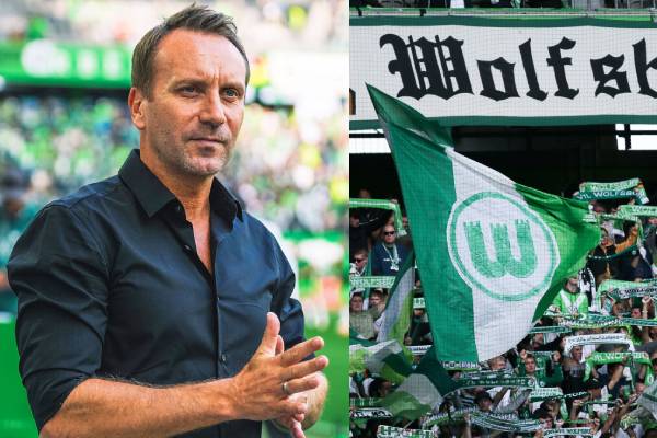 VfL Wolfsburg sports director Sebastian Schindzielorz
