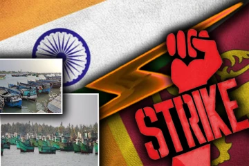 ராமேஸ்வரம் கடற்றொழிலாளர்களை விடுவிக்க கோரி போராட்டத்தில் குதித்த இந்திய கடற்றொழிலாளர்கள்