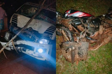 மாங்குளம் பகுதியில் இடம்பெற்ற கோர விபத்து!(Photo)