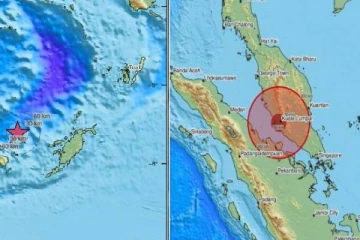 இந்தோனேசியாவின் சுமத்ரா தீவில் சக்தி வாய்ந்த நிலநடுக்கம் பதிவு