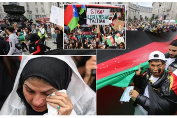 லண்டனில் தாலிபான்களை எதிர்த்து மக்கள் போராட்டம்! இன்னும் மாறவில்லை என வேதனை