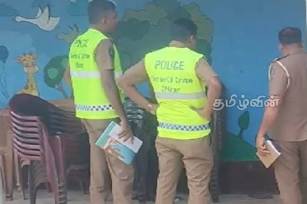கந்தளாய் ஷாஹிரா பாலர் பாடசாலைக்கு காடையர்கள் தீ வைப்பு: தடயவியல் நிபுணர்கள் ஆய்வு | Fire To Shahira Preschool In Kantalai