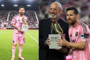 தங்க காலணி விருது வென்ற மெஸ்ஸி! MLS தொடரில் கோல் மழை