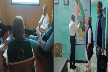 குகதாசன் எம்.பி யை சந்தித்த ஐரோப்பிய ஒன்றியத்தின் தேர்தல் கண்காணிப்பு குழு