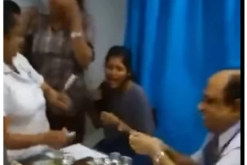 தடுப்பூசிக்கு யுவதியொருவர் அலறியடித்த காட்சிகள்! வைரலாகும் வீடியோ