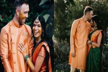 தமிழ் பாரம்பரிய முறைப்படி நலங்கு வைத்துகொண்ட க்ளென் மேக்ஸ்வெல் - வைரலாகும் புகைப்படங்கள்