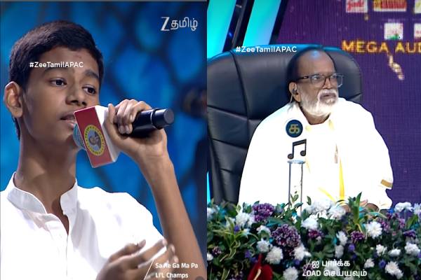 சரிகமப: ஒரிஜினல் சிங்கருக்கே டஃப் கொடுக்குராரே! நடுவர்களை மெய்சிலிர்க்க வைத்த சிறுவன் | Saregamapa Lil Champs Season 5 Sat Promo சரிகமப: ஒரிஜினல் சிங்கருக்கே டஃப் கொடுக்குராரே! நடுவர்களை மெய்சிலிர்க்க வைத்த சிறுவன் | Saregamapa Lil Champs Season 5 Sat Promo