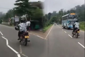 இலங்கையில் இளைஞனின் பொறுப்பற்ற செயலால் நடந்த விபரீதம் ; வைரலாகும் காணொளி