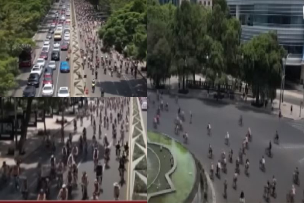 nude cycle protest in maxico