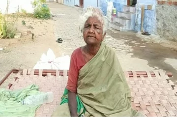 உயிரோடு மூதாட்டியை சுடுகாட்டில் வீசிய உறவினர்கள் - கதறிய பரிதாபம்!