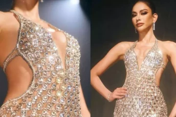 குளிர்பான மூடிகளால் வடிவமைக்கப்பட்ட ஆடை: இவ்வளவு அழகாக இருக்குமா?