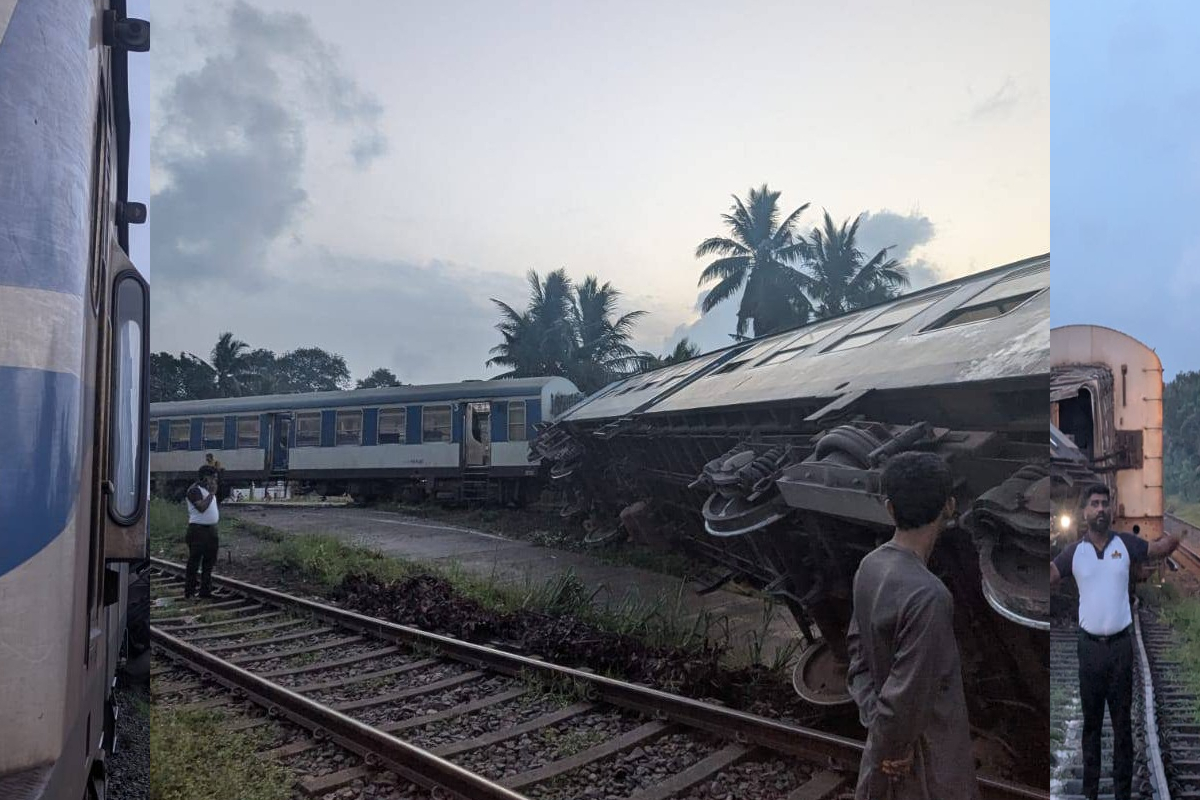 அதிகாலையில் இடம்பெற்ற அசம்பாவிதம் ; ரயில் தடம் புரண்டு 12 பயணிகள் காயம் | Kalutara Train Derails 12 Passengers Injured