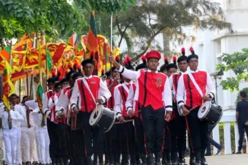 யாழில் சுதந்திரதின நிகழ்வில் பண்பாட்டு அணிவகுப்பு நிகழ்வு