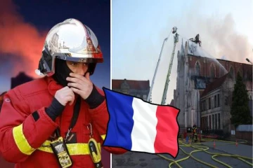 பிரான்சில் வரலாற்று சிறப்புமிக்க தேவாலயத்தில் ஏற்பட்ட பாரிய தீ விபத்து