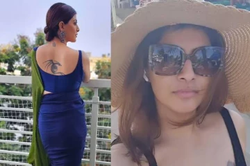 சரத்குமார் மகள் நடிகை வரலட்சுமியா இது!! அந்த இடத்தில் டாட்டூ தெரிய கவர்ச்சி வீடியோ..