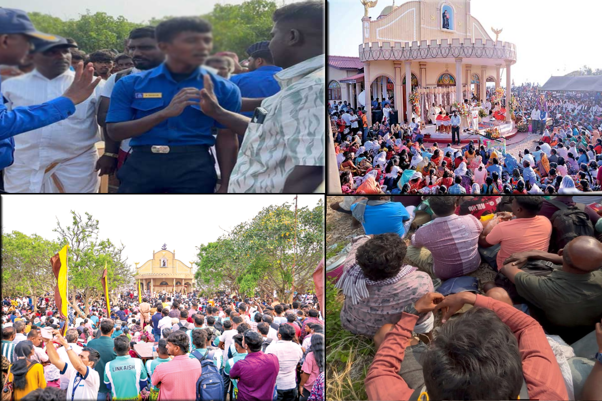 கச்சதீவிற்கு வந்த இந்தியர்களிடம் இலங்கை கடற்படையினர் செய்த முகம்சுழிக்கும் செயல் | Disgraceful Act By Sri Lanka Navy Towards Indians