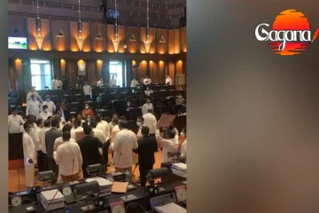 පාර්ලිමේන්තුවේ උණුසුම් තත්ත්වයක්..ජනාධිපති අස් වෙයි ද..පාර්ලිමේන්තුවේ 225ම එපා කියලා කියන්න ආණ්ඩුව උත්සාහයක් ගත්ත හැටි..(VIDEO)