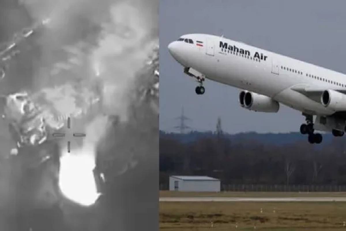 இந்தியா புறப்பட தயாரான ஈரான் விமானத்தை குறிவைத்து தாக்கிய அமெரிக்கா | Iranian Plane Damaged In Us Airstrike இந்தியா புறப்பட தயாரான ஈரான் விமானத்தை குறிவைத்து தாக்கிய அமெரிக்கா | Iranian Plane Damaged In Us Airstrike