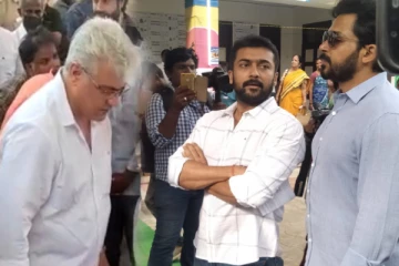 அண்ணா கவலைப்படாதீங்க..! அஜித் வீட்டிற்கு சென்று ஆறுதல் சொன்ன நடிகர்கள் சூர்யா,கார்த்தி