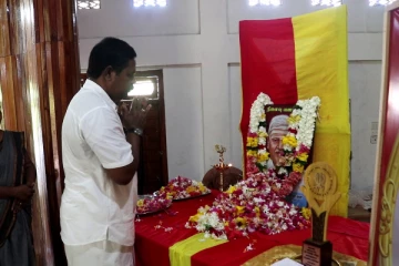 கிளிநொச்சியில் பசுபதிப்பிள்ளையின் முதலாம் ஆண்டு நினைவு வணக்க நிகழ்வு (Photos)