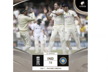 அடப்பாவமே:இந்திய அணி 78 ரன்களுக்கு ஆல்-அவுட்