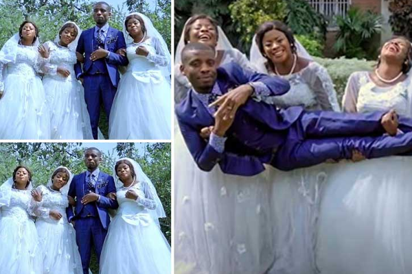 ஒரே நேரத்தில் 3 சகோதரிகளை திருமணம் செய்து கொண்ட நபர்! | The Person Who Married 3 Sisters At The Same Time