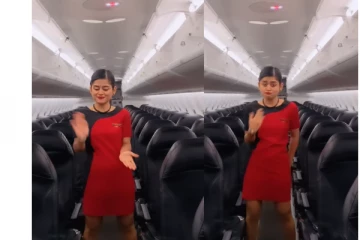 ஏ.ஆர்.ரஹ்மானின் ஊர்வசி ஊர்வசி…. பாடலுக்கு குத்தாட்டம் போட்ட விமான பணிப்பெண்! இணையத்தை கலக்கும் காட்சி