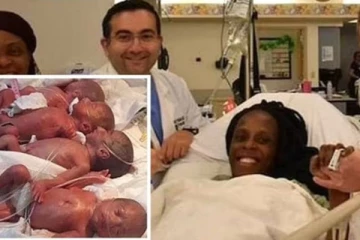 ஒரே பிரசவத்தில் 9 குழந்தைகளை பெற்றெடுத்த 25 வயது இளம்பெண்! இந்த ஆச்சரியம் நினைவிருக்கா?