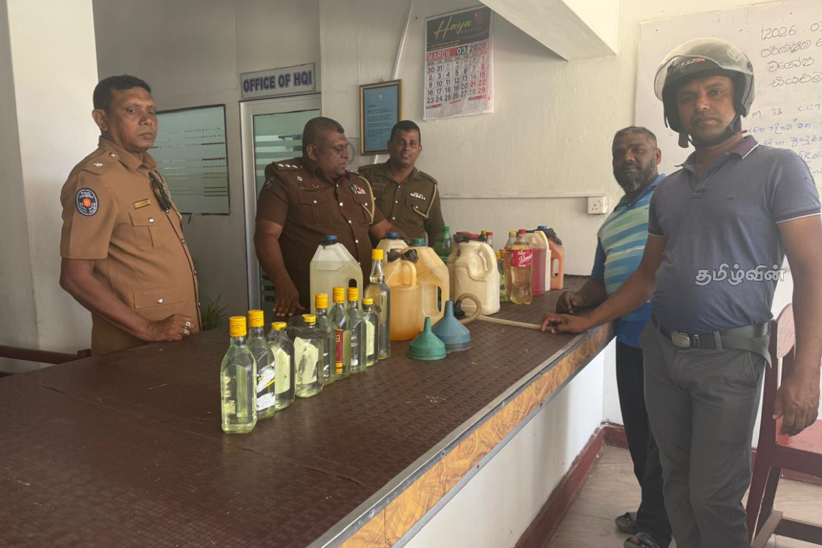 பெட்ரோலை பதுக்கி வைத்திருந்த பெண் கைது | Female Suspect Arrested For Hoarding Petrol Fuel