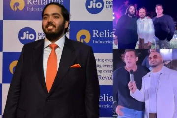 சல்மான் கானுடன் பிறந்தநாள் கொண்டாட்டத்தில் ஆனந்த் அம்பானி: வைரலான வீடியோ