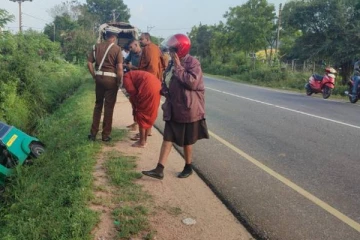 தமிழர் பகுதியில் இடம்பெற்ற கோர சம்பவம்: பெளத்த பிக்கு ஒருவருக்கு நேர்ந்த நிலை!