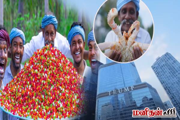 வளர்ச்சின்னா இப்படி இருக்கனும்... அமெரிக்காவிலும் அசத்தும் வில்லேஜ் குக்கிங் சேனல் குழு! | Village Cooking Channel Team First Time In Usa