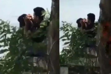 காதலியுடன் ஆற்றங்கரையில் காதலன் செய்த செயல்! கருத்துக்களை அள்ளி வீசும் நெட்டிசன்கள்