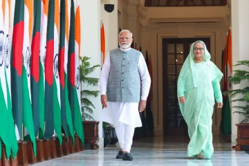 இந்தியாவிற்கு விஜயம் மேற்கொண்டுள்ள பங்களாதேஷ் பிரதமர்