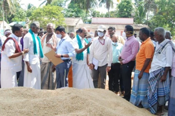 நேரடி நெல் கொள்முதல் நிலையங்களில் மத்திய குழு ஆய்வு!