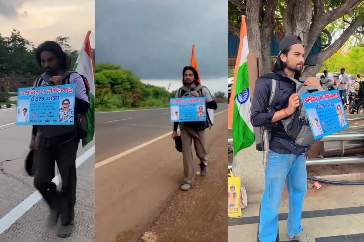 விஜய்யை பார்க்காமல் செல்ல மாட்டேன் - உத்தரபிரதேசத்தில் இருந்து 2,700 கி.மீ நடந்து வந்த இளைஞர் | Uttar Pradesh Man Came To Chennai Walk Meet Vijay