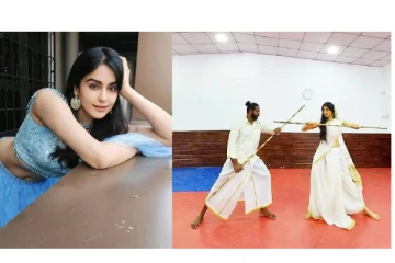 சிலம்பம் சுற்றி மாஸ் காட்டிய நடிகை ஆதா சர்மா - வைரலாகும் வீடியோ - குவியும் பாராட்டு