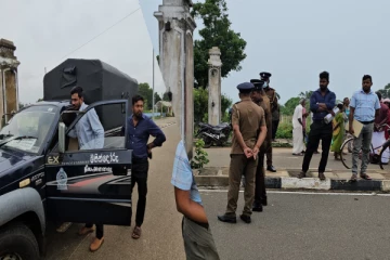 நகர அபிவிருத்தி அதிகார சபையிடம் கையளிக்கப்படவுள்ள யாழ்.ஜனாதிபதி மாளிகை : நில அளவீடு இன்று(Photos)