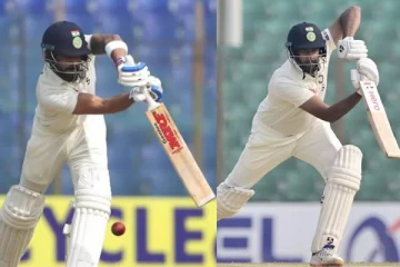 ஒரு ரன்னில் அவுட் ஆன கோலி! பொறுப்புடன் ஆடி அரைசதம் விளாசிய அஸ்வின்