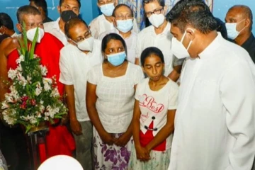 ரம்புக்கைனை சம்பவம்; இறுதிச்சடங்கில் சஜித்!