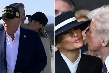 ட்ரம்பின் மனைவி மெலானியா கன்னத்தில் முத்தமிட்ட நபர்: வைரலாகியுள்ள வீடியோ