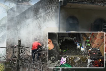 ஏறாவூரில் பலசரக்குக் கடையில் பாரிய தீ: 10 இலட்ச ரூபாவுக்கு மேற்பட்ட பொருட்கள் எரிந்து நாசம் (Photos)