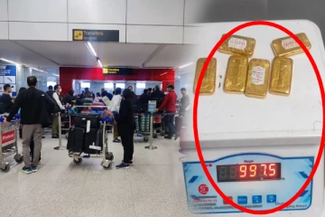 இளம் பெண்ணின் உள்ளாடைக்குள் சிக்கிய ஒரு கிலோ தங்கம்; ஆடிப்போன விமான நிலைய அதிகாரிகள்