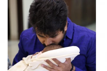 தன் அன்பு  மகனுக்கு  பெயர் வைத்த நடிகர் சிவகார்த்திகேயன்.. என்ன பெயர் தெரியுமா?