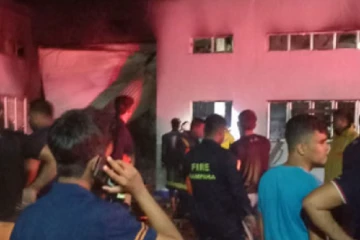 බියගම නිදහස් වෙළෙඳ කලාපයේ හදිසි ගින්නක් – තිදෙනෙකුට තුවාල