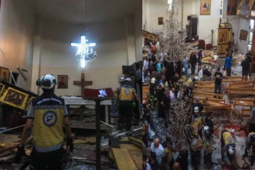 சிரியா தேவாலயத்தில் நிகழ்ந்த குண்டுவெடிப்பில் 22 பேர் உயிரிழப்பு - பின்னணியில் இந்த அமைப்பு