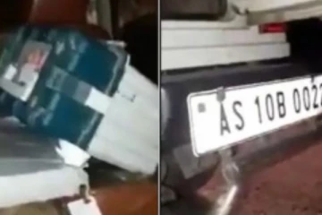 பாஜக தலைவர் காரில் சிக்கிய ஈ.வி.எம் மெஷின்: கையும் களவுமாக பிடித்த பொதுமக்கள்