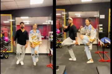 இணையதளத்தை கலக்கும் விராட் கோலி, அனுஷ்கா சர்மாவின் கூலான நடனம்!