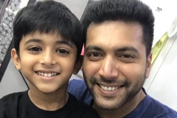 இசைக்கருவியுடன் நடிகர் ஜெயம் ரவி மகனின் அழகிய புகைப்படம்- இதோ பாருங்க