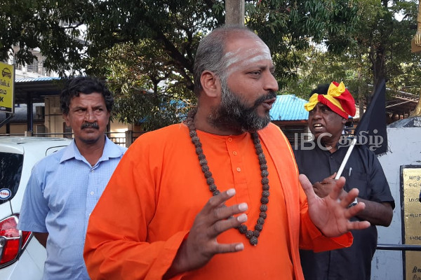 கஜேந்திரன் உள்ளிட்ட 18 பேரும் உடன் விடுதலையாக வேண்டும்..! இல்லையேல் போராட்டம் தொடரும் - வேலன் சுவாமிகள் | Jaffna Protest Today Sri Lankans Protest In Jaffna